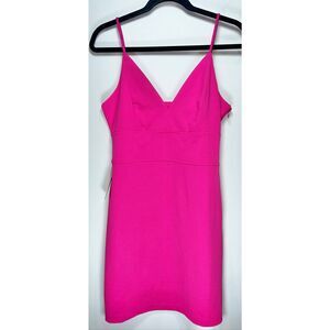 Express hot pink dress size medium